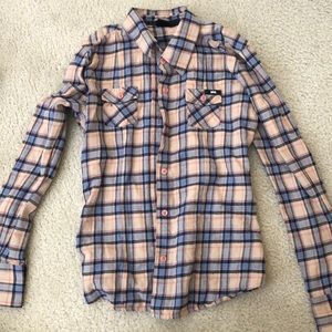 Vans flannel button up